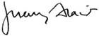 president Jeremy Travis' signature